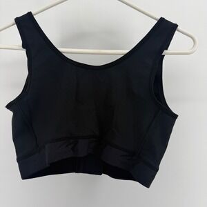 Marena Recovery Post-Surgical Compression Bra Black 36 B/C Front Closure NWT